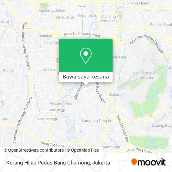 Peta Kerang Hijau Pedas Bang Chemong