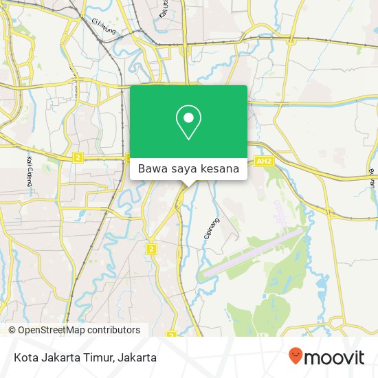 Peta Kota Jakarta Timur