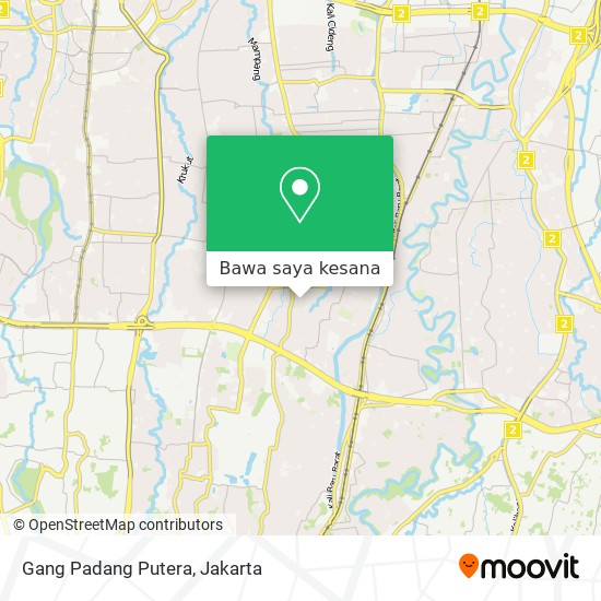 Peta Gang Padang Putera