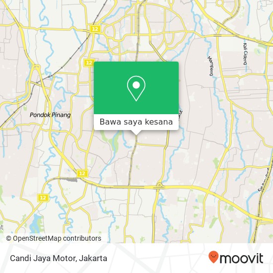 Peta Candi Jaya Motor