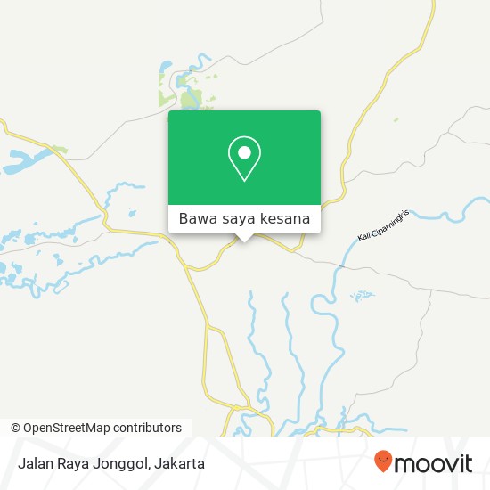 Peta Jalan Raya Jonggol