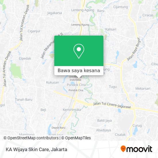 Peta KA Wijaya Skin Care