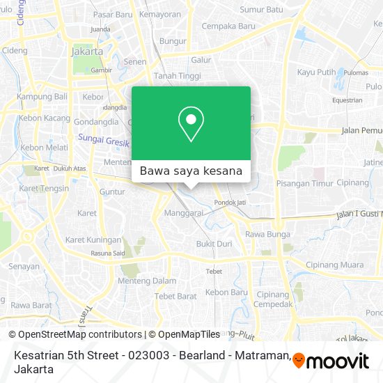 Peta Kesatrian 5th Street - 023003 - Bearland - Matraman