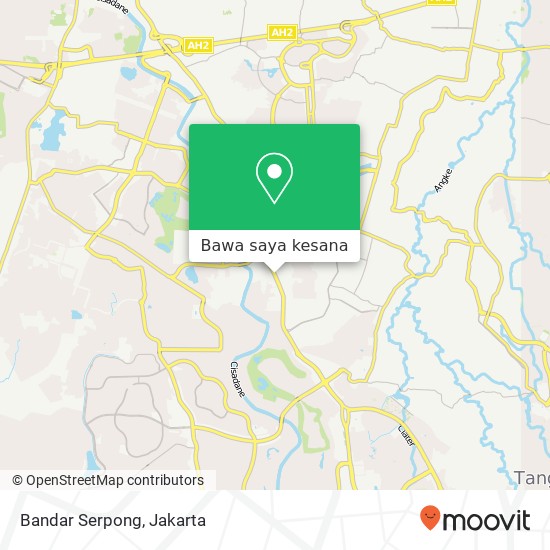 Peta Bandar Serpong