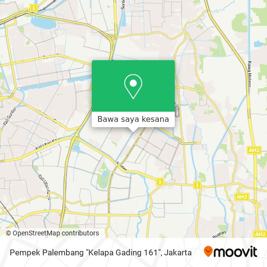 Peta Pempek Palembang "Kelapa Gading 161"