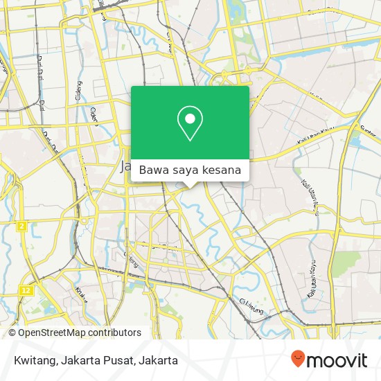 Peta Kwitang, Jakarta Pusat