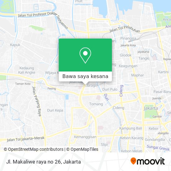 Peta Jl. Makaliwe raya no 26