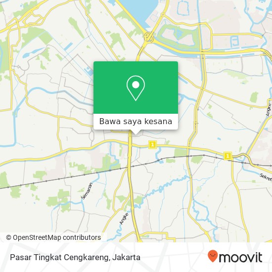 Peta Pasar Tingkat Cengkareng