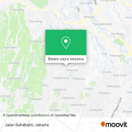 Peta Jalan Sukabakti