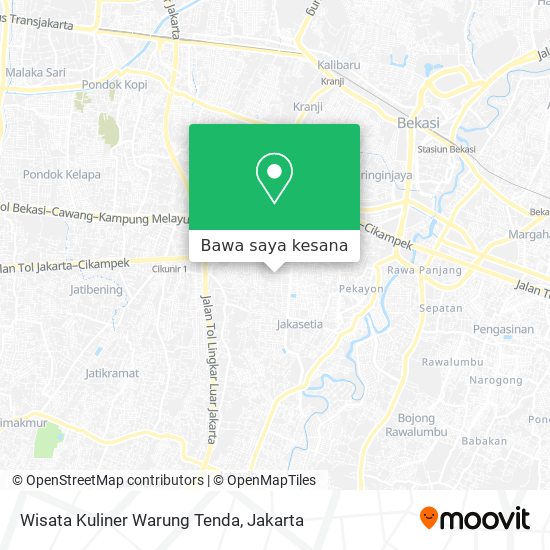 Peta Wisata Kuliner Warung Tenda