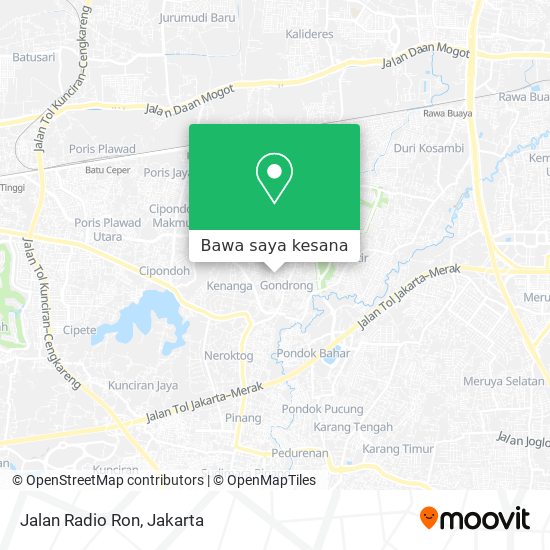 Peta Jalan Radio Ron