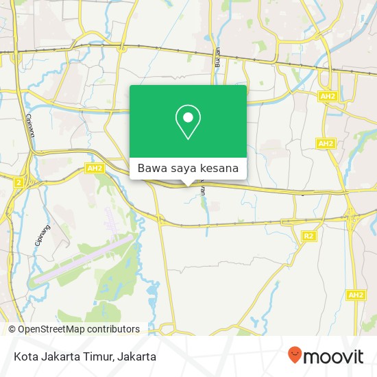 Peta Kota Jakarta Timur