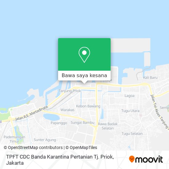 Peta TPFT CDC Banda Karantina Pertanian Tj. Priok