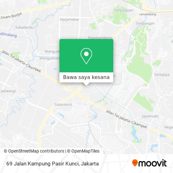 Peta 69 Jalan Kampung Pasir Kunci