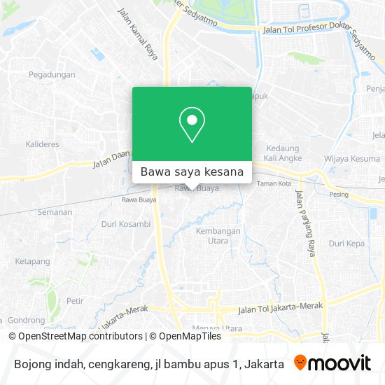 Peta Bojong indah, cengkareng, jl bambu apus 1