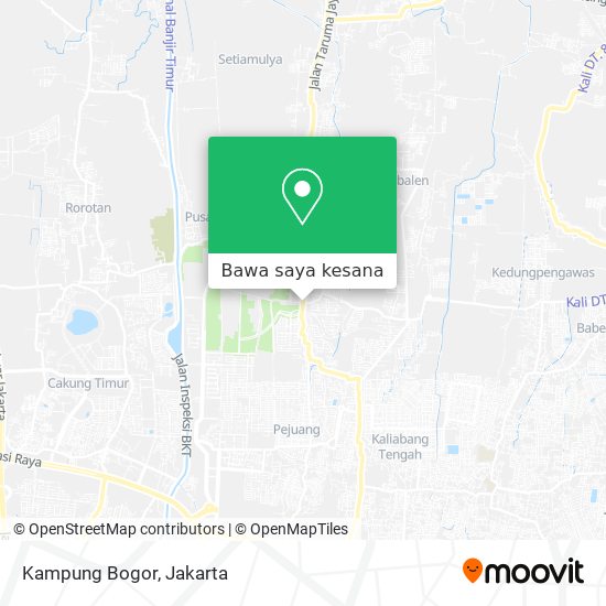 Peta Kampung Bogor