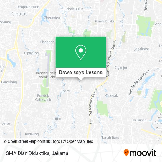 Peta SMA Dian Didaktika