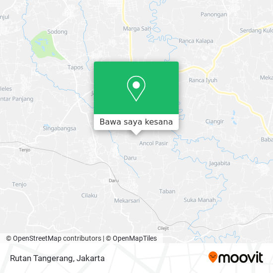 Peta Rutan Tangerang