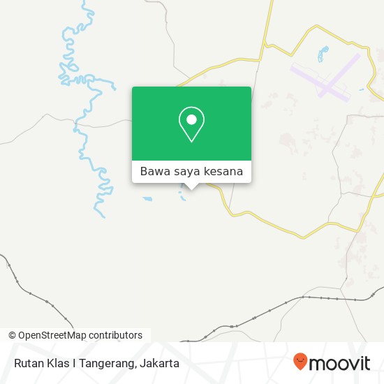 Peta Rutan Klas I Tangerang