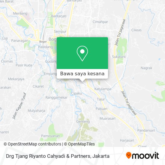 Peta Drg Tjang Riyanto Cahyadi & Partners