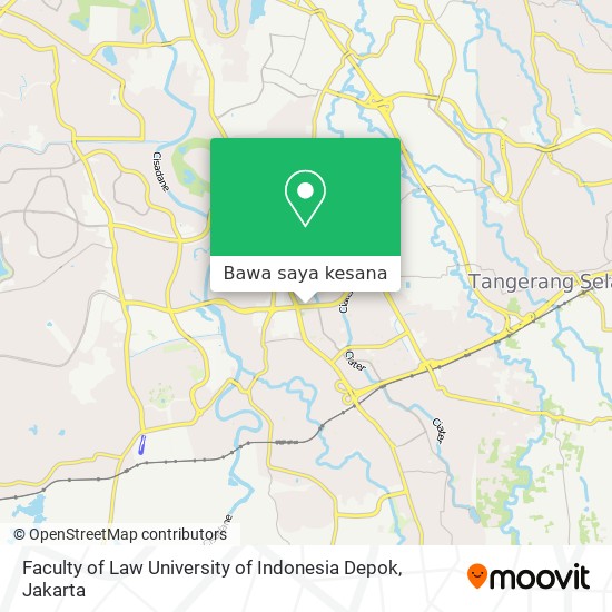 Peta Faculty of Law University of Indonesia Depok