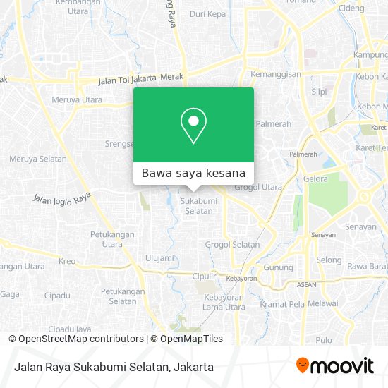 Peta Jalan Raya Sukabumi Selatan