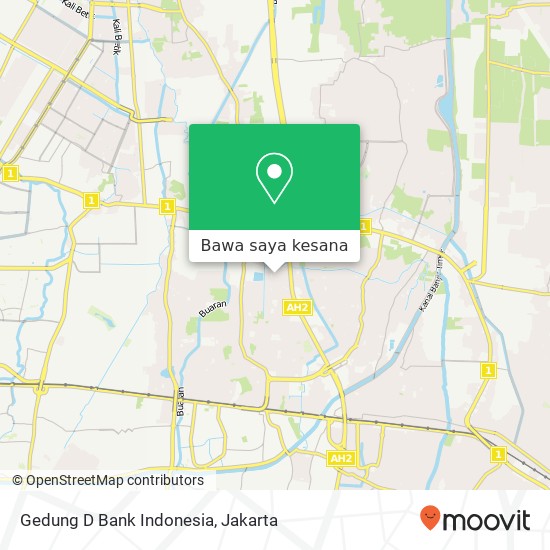 Peta Gedung D Bank Indonesia