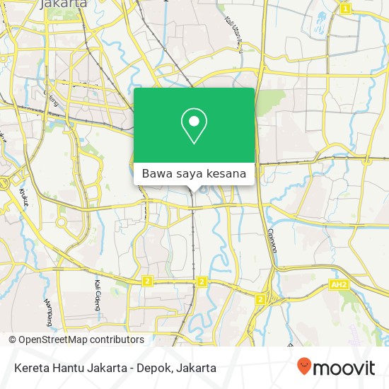 Peta Kereta Hantu Jakarta - Depok