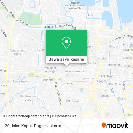 Peta 20 Jalan Kapuk Poglar