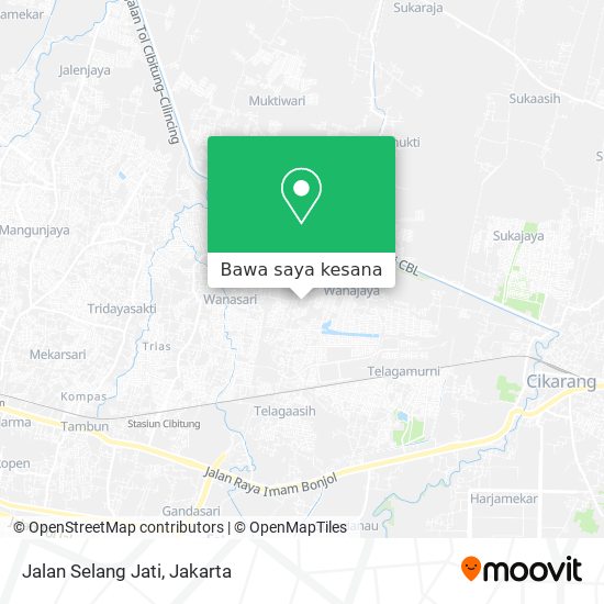 Peta Jalan Selang Jati