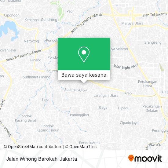 Peta Jalan Winong Barokah