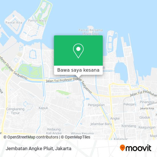 Peta Jembatan Angke Pluit