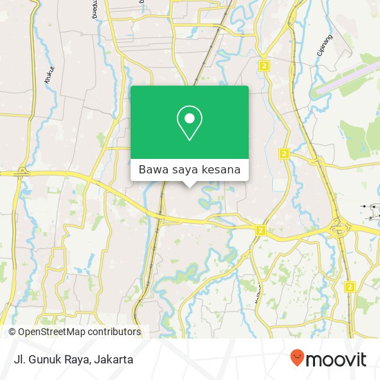 Peta Jl. Gunuk Raya