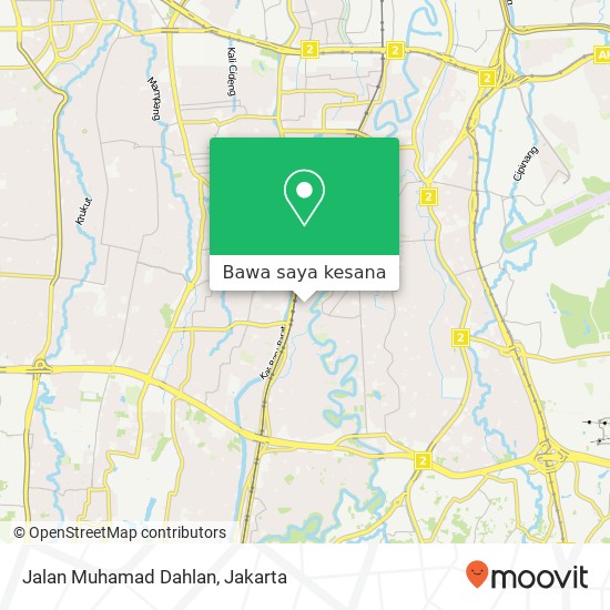 Peta Jalan Muhamad Dahlan