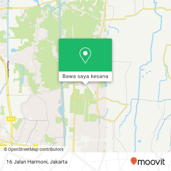 Peta 16 Jalan Harmoni