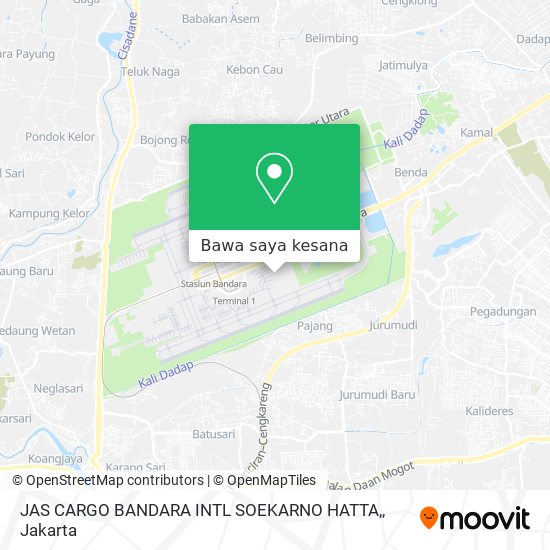 Peta JAS CARGO BANDARA INTL SOEKARNO HATTA,