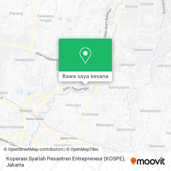 Peta Koperasi Syariah Pesantren Entrepreneur (KOSPE)