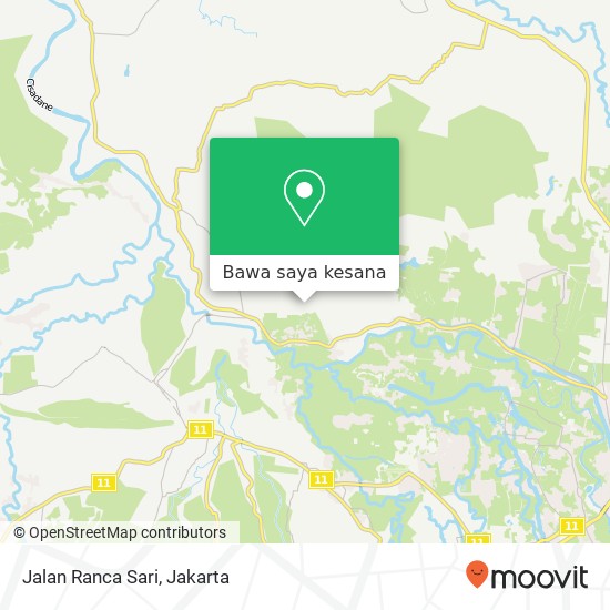 Peta Jalan Ranca Sari