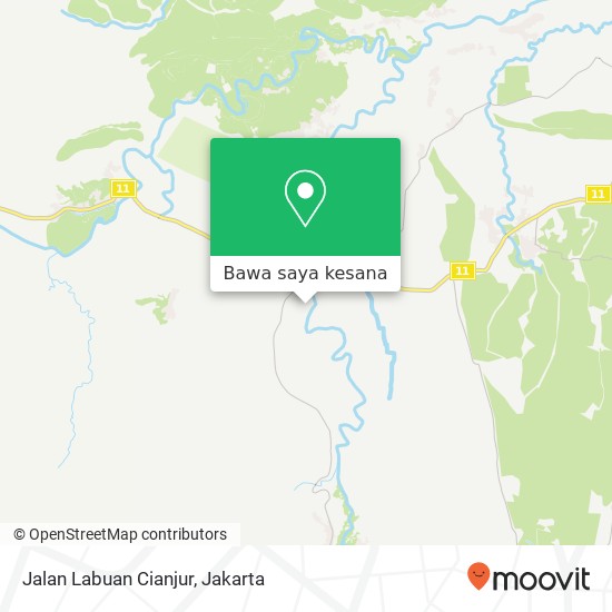 Peta Jalan Labuan Cianjur