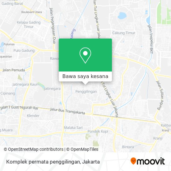 Peta Komplek permata penggilingan