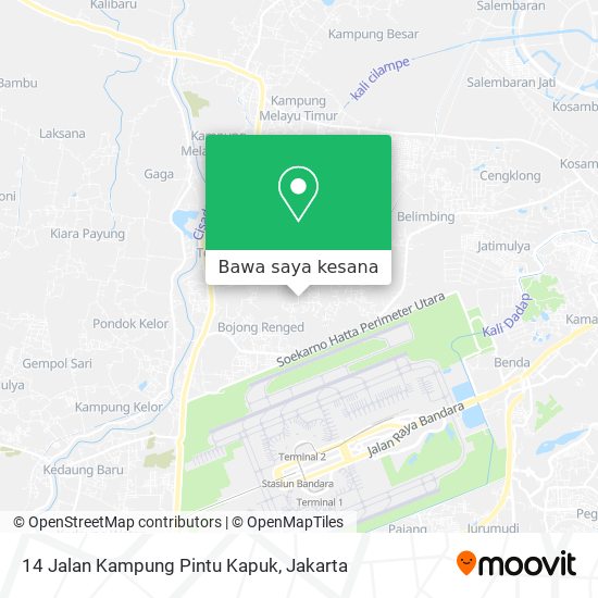 Peta 14 Jalan Kampung Pintu Kapuk