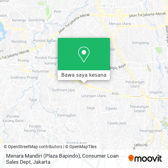 Peta Menara Mandiri (Plaza Bapindo), Consumer Loan Sales Dept