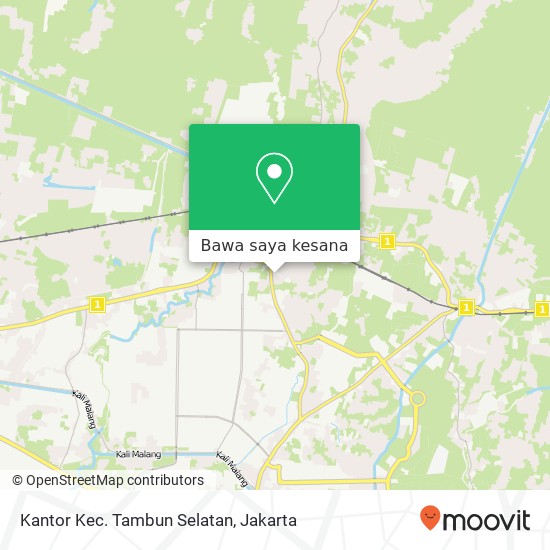 Peta Kantor Kec. Tambun Selatan