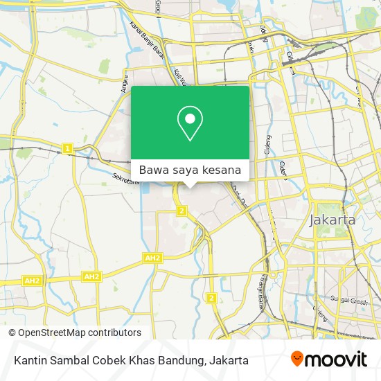 Peta Kantin Sambal Cobek Khas Bandung