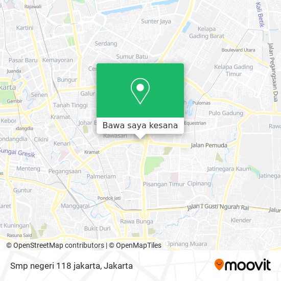Peta Smp negeri 118 jakarta