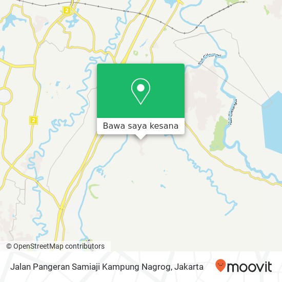 Peta Jalan Pangeran Samiaji Kampung Nagrog