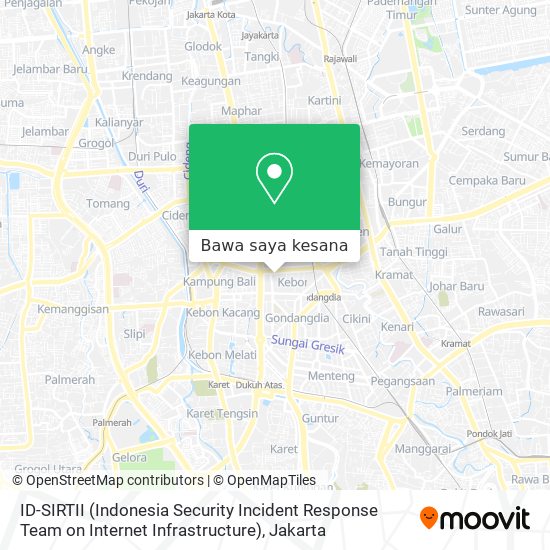 Peta ID-SIRTII (Indonesia Security Incident Response Team on Internet Infrastructure)