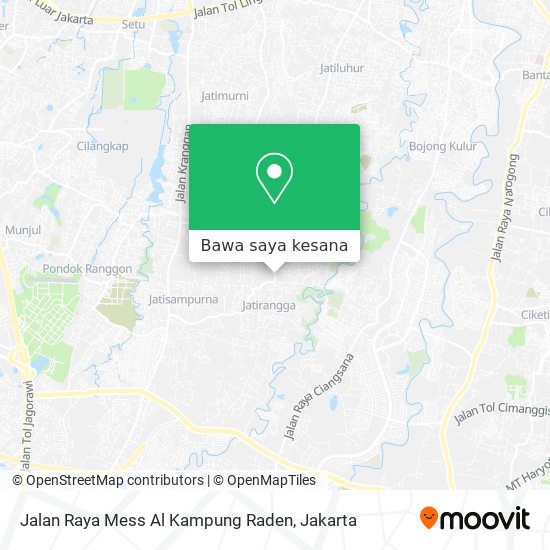 Peta Jalan Raya Mess Al Kampung Raden