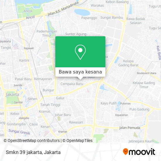 Peta Smkn 39 jakarta