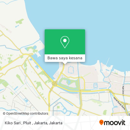 Peta Kiko Sari , Pluit , Jakarta